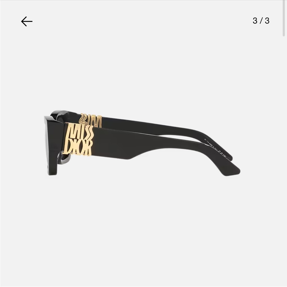 MISS DIOR CD40182I Sunglasses - Picture 3 of 16
